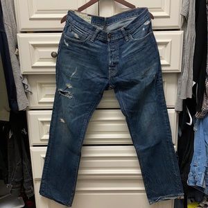 Abercrombie & Fitch distressed jeans 34x32
